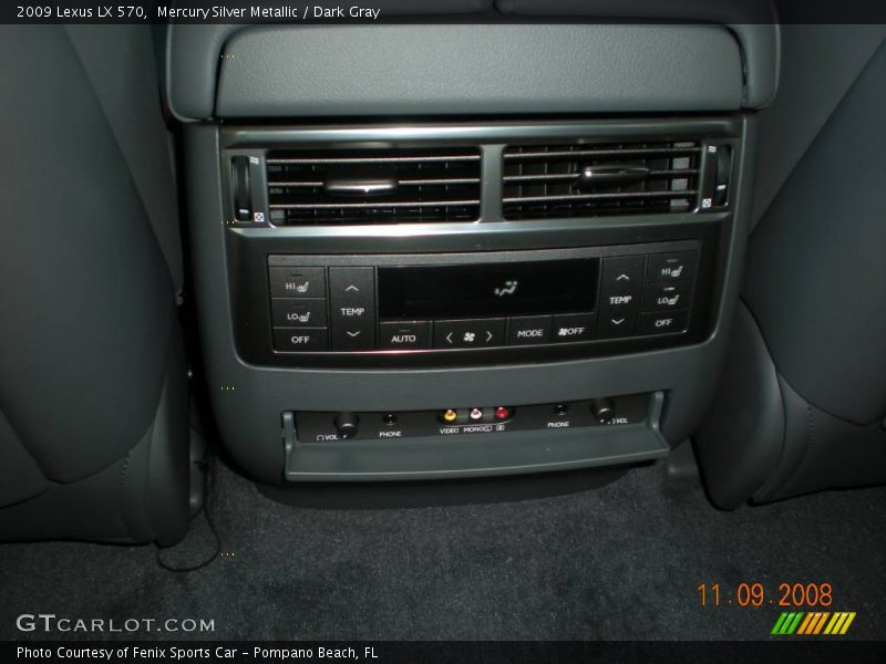 Mercury Silver Metallic / Dark Gray 2009 Lexus LX 570