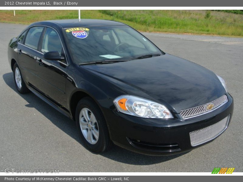 Black / Ebony 2012 Chevrolet Impala LS