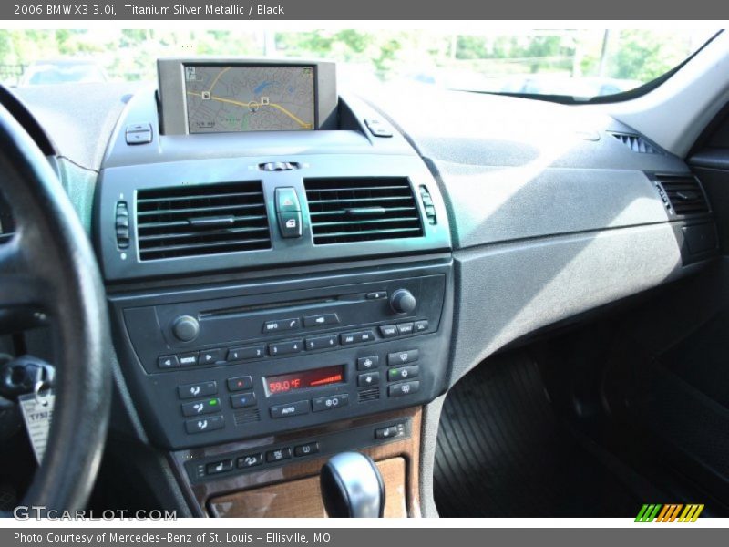 Titanium Silver Metallic / Black 2006 BMW X3 3.0i