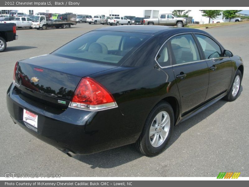 Black / Ebony 2012 Chevrolet Impala LS