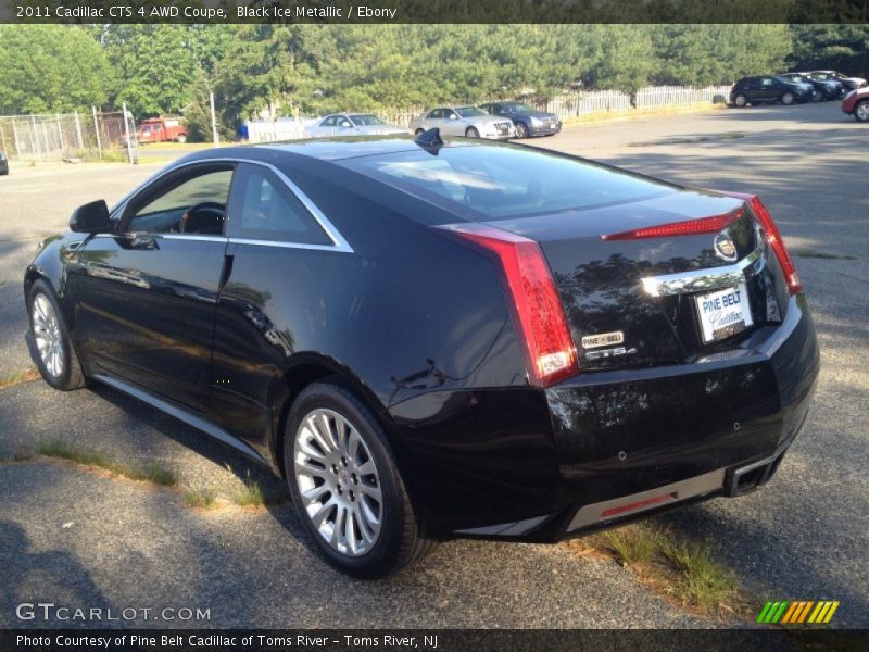 Black Ice Metallic / Ebony 2011 Cadillac CTS 4 AWD Coupe