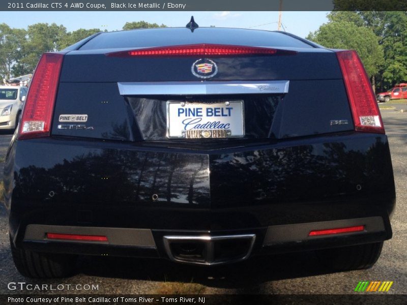 Black Ice Metallic / Ebony 2011 Cadillac CTS 4 AWD Coupe