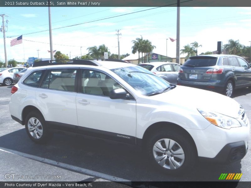 Satin White Pearl / Ivory 2013 Subaru Outback 2.5i