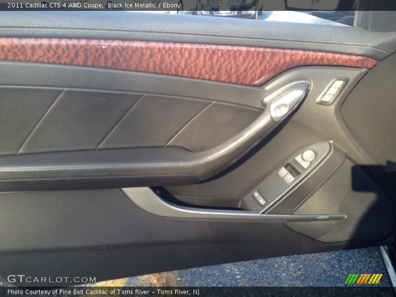 Black Ice Metallic / Ebony 2011 Cadillac CTS 4 AWD Coupe