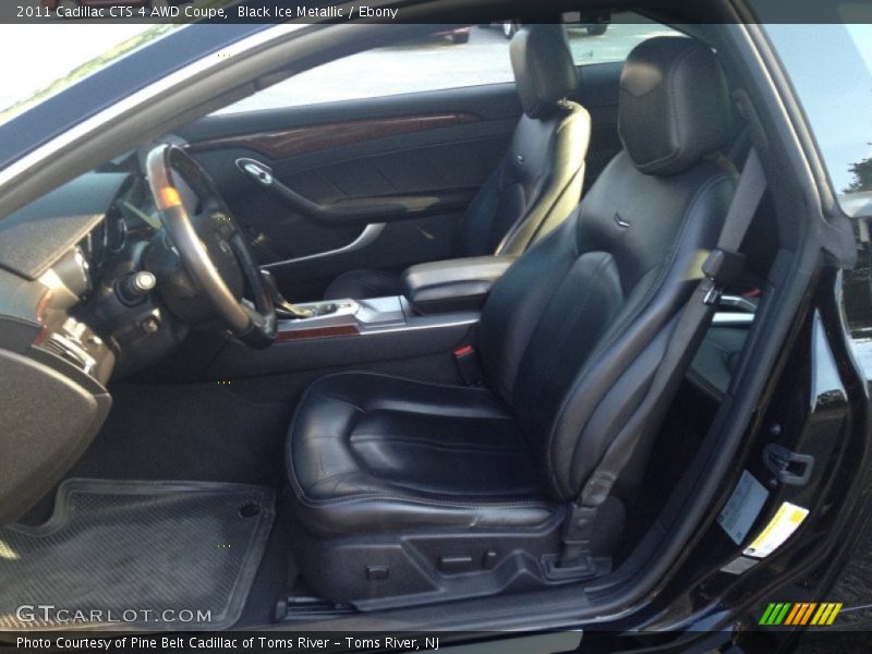 Black Ice Metallic / Ebony 2011 Cadillac CTS 4 AWD Coupe