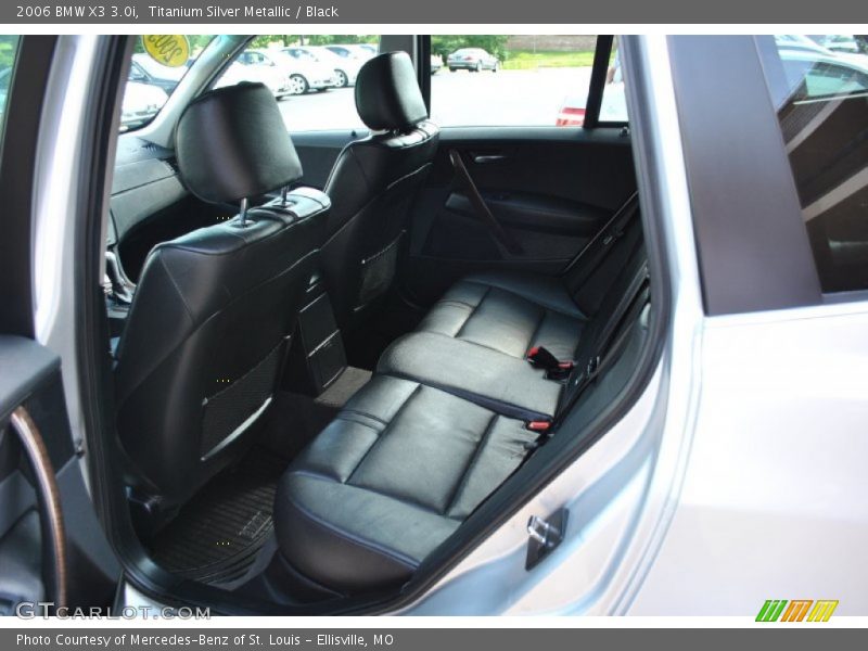 Titanium Silver Metallic / Black 2006 BMW X3 3.0i