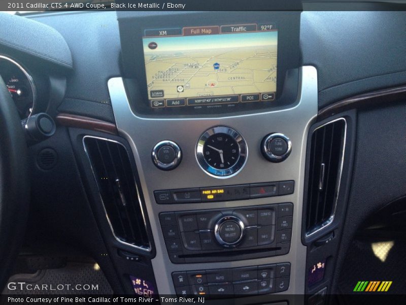 Black Ice Metallic / Ebony 2011 Cadillac CTS 4 AWD Coupe