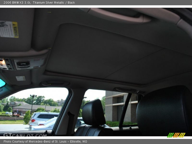 Titanium Silver Metallic / Black 2006 BMW X3 3.0i
