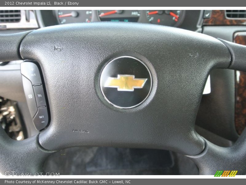Black / Ebony 2012 Chevrolet Impala LS