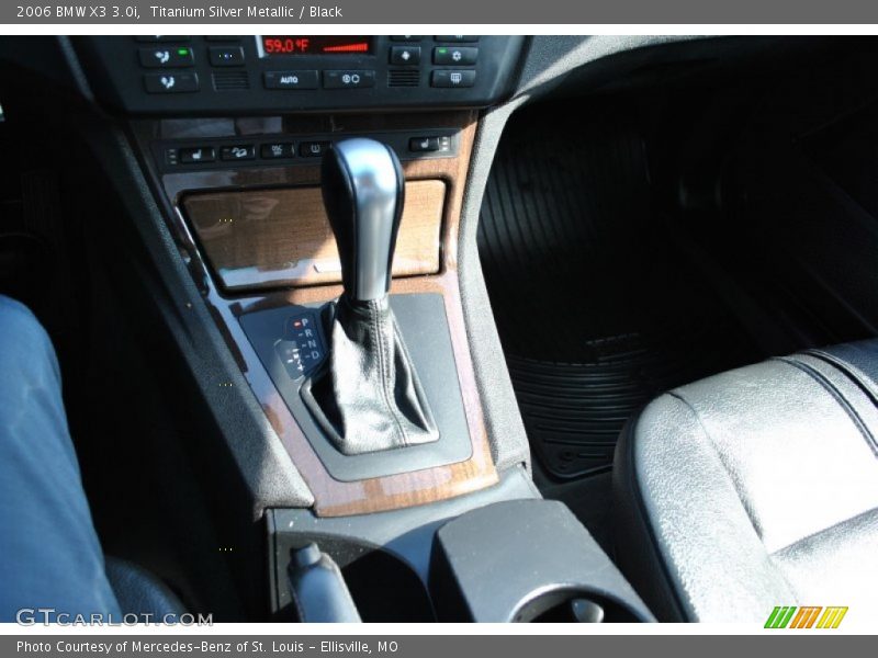 Titanium Silver Metallic / Black 2006 BMW X3 3.0i