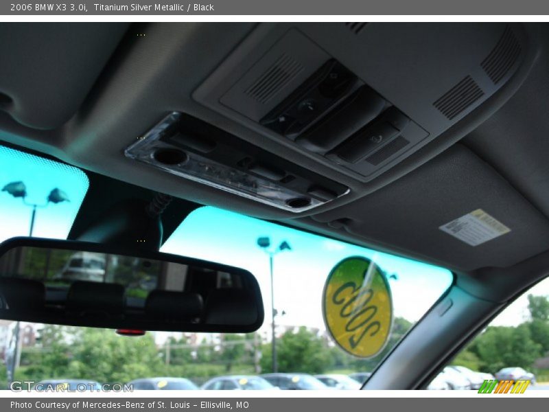 Titanium Silver Metallic / Black 2006 BMW X3 3.0i