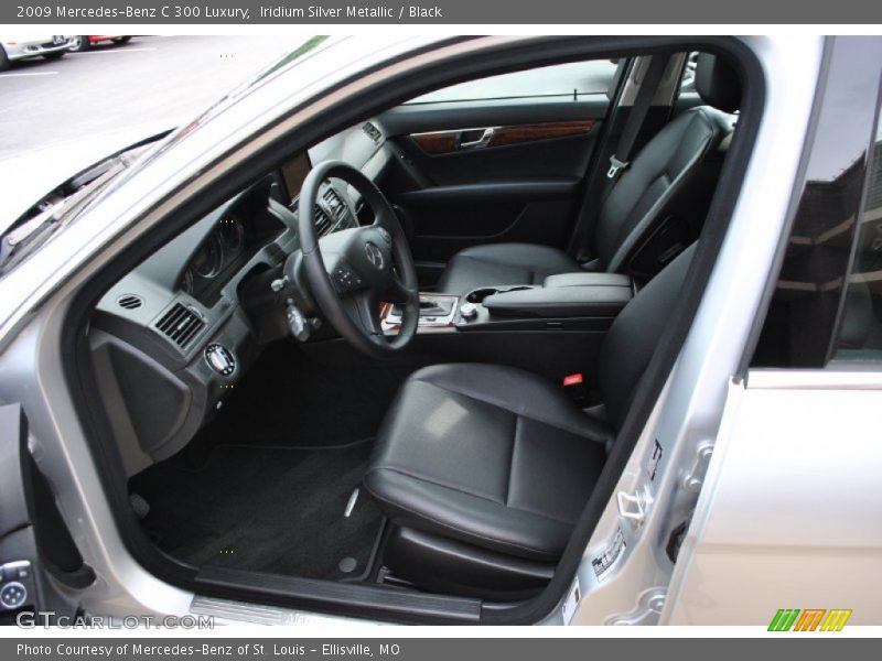 Iridium Silver Metallic / Black 2009 Mercedes-Benz C 300 Luxury