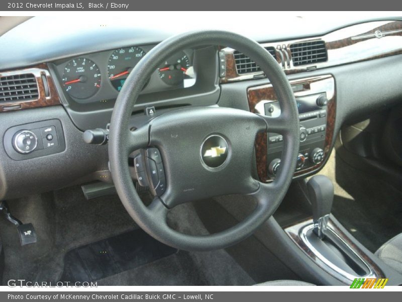 Black / Ebony 2012 Chevrolet Impala LS
