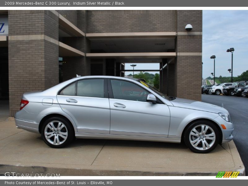 Iridium Silver Metallic / Black 2009 Mercedes-Benz C 300 Luxury