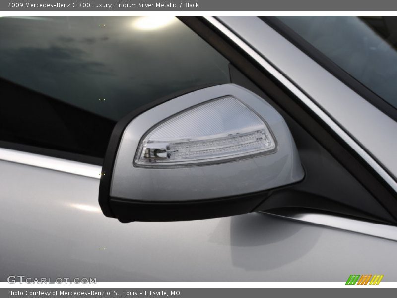 Iridium Silver Metallic / Black 2009 Mercedes-Benz C 300 Luxury