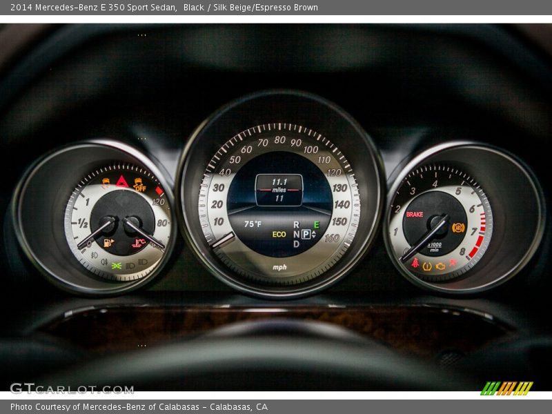  2014 E 350 Sport Sedan 350 Sport Sedan Gauges