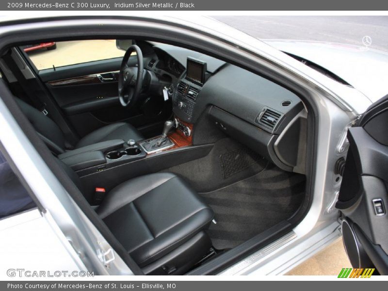 Iridium Silver Metallic / Black 2009 Mercedes-Benz C 300 Luxury