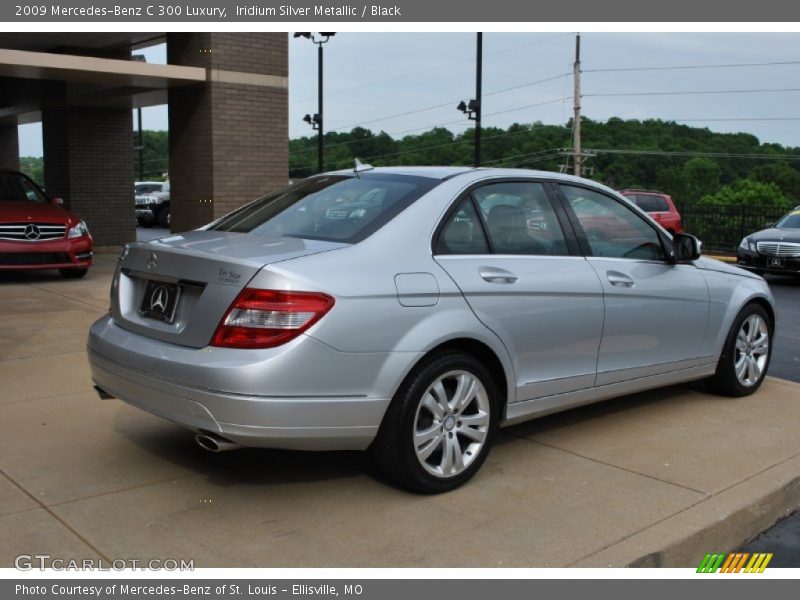 Iridium Silver Metallic / Black 2009 Mercedes-Benz C 300 Luxury