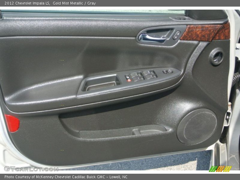 Gold Mist Metallic / Gray 2012 Chevrolet Impala LS