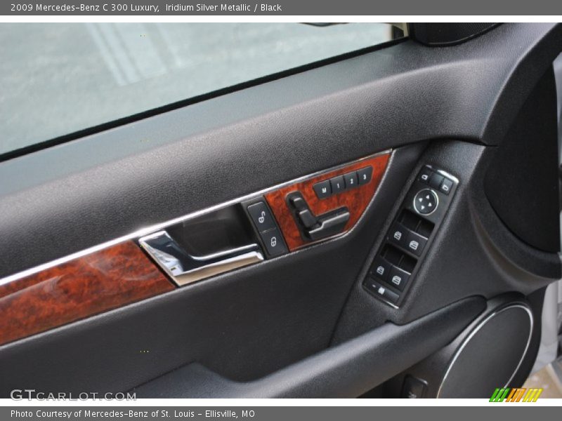 Iridium Silver Metallic / Black 2009 Mercedes-Benz C 300 Luxury