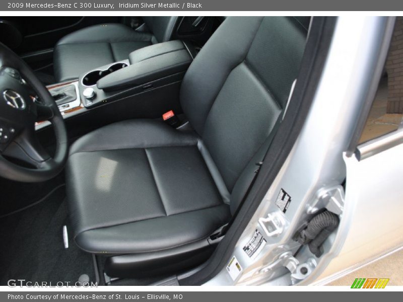Iridium Silver Metallic / Black 2009 Mercedes-Benz C 300 Luxury