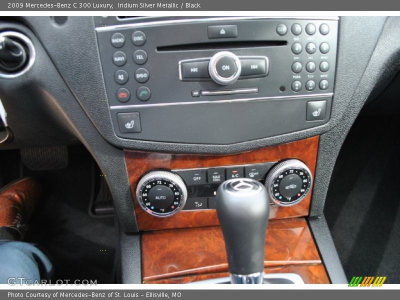 Iridium Silver Metallic / Black 2009 Mercedes-Benz C 300 Luxury