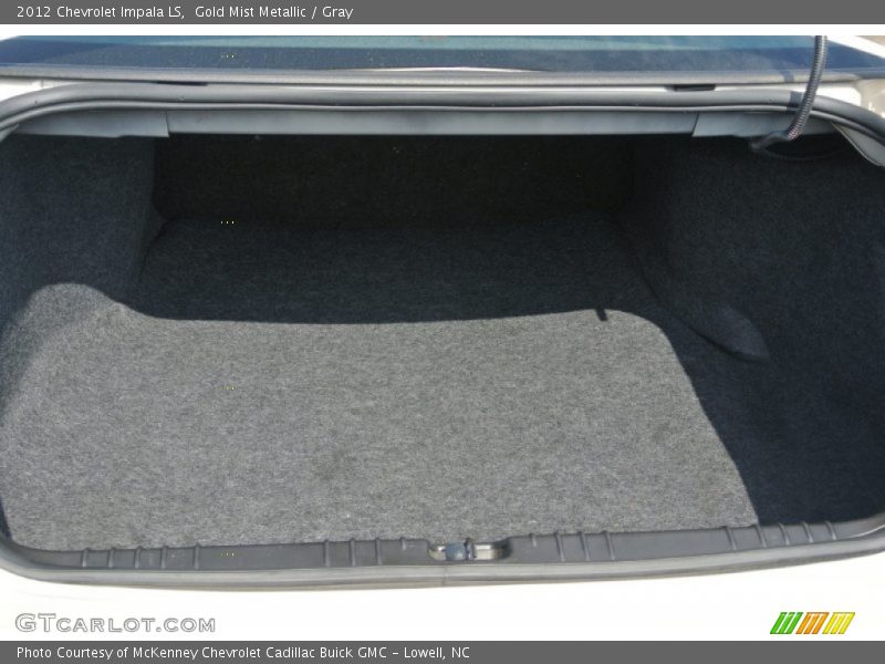Gold Mist Metallic / Gray 2012 Chevrolet Impala LS