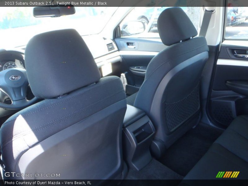 Twilight Blue Metallic / Black 2013 Subaru Outback 2.5i