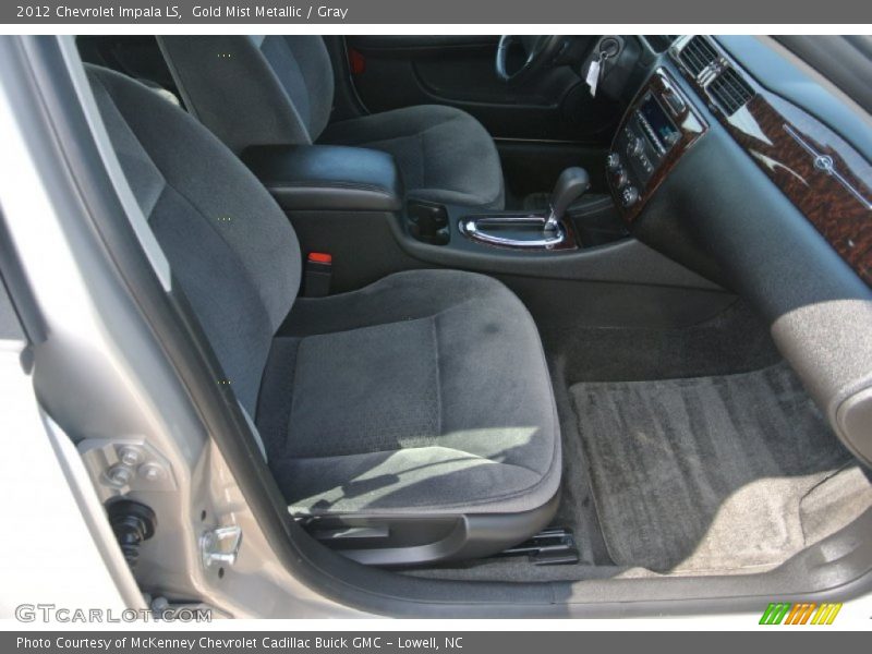 Gold Mist Metallic / Gray 2012 Chevrolet Impala LS
