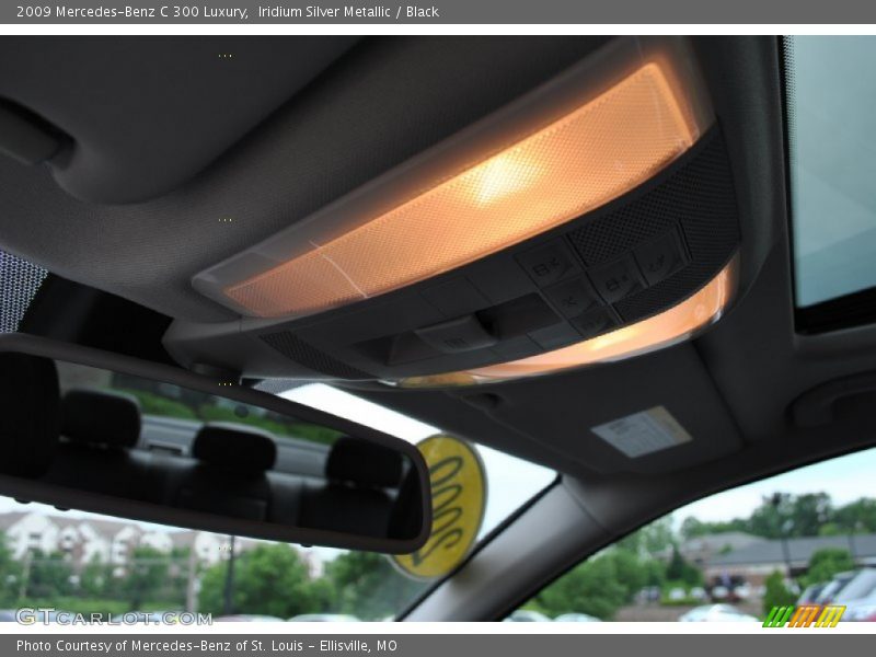 Iridium Silver Metallic / Black 2009 Mercedes-Benz C 300 Luxury