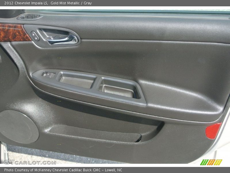 Gold Mist Metallic / Gray 2012 Chevrolet Impala LS