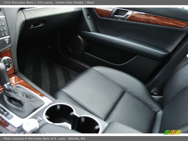 Iridium Silver Metallic / Black 2009 Mercedes-Benz C 300 Luxury