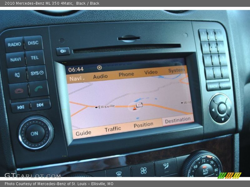 Navigation of 2010 ML 350 4Matic