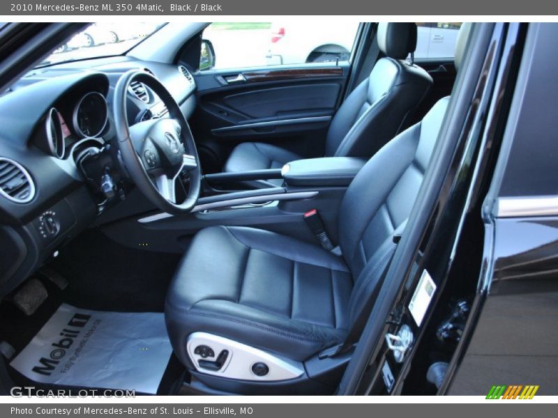 Black / Black 2010 Mercedes-Benz ML 350 4Matic