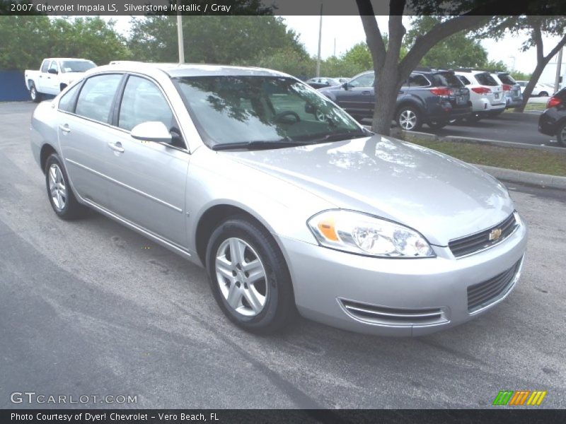 Silverstone Metallic / Gray 2007 Chevrolet Impala LS