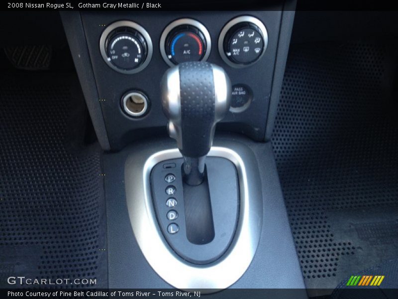 Gotham Gray Metallic / Black 2008 Nissan Rogue SL
