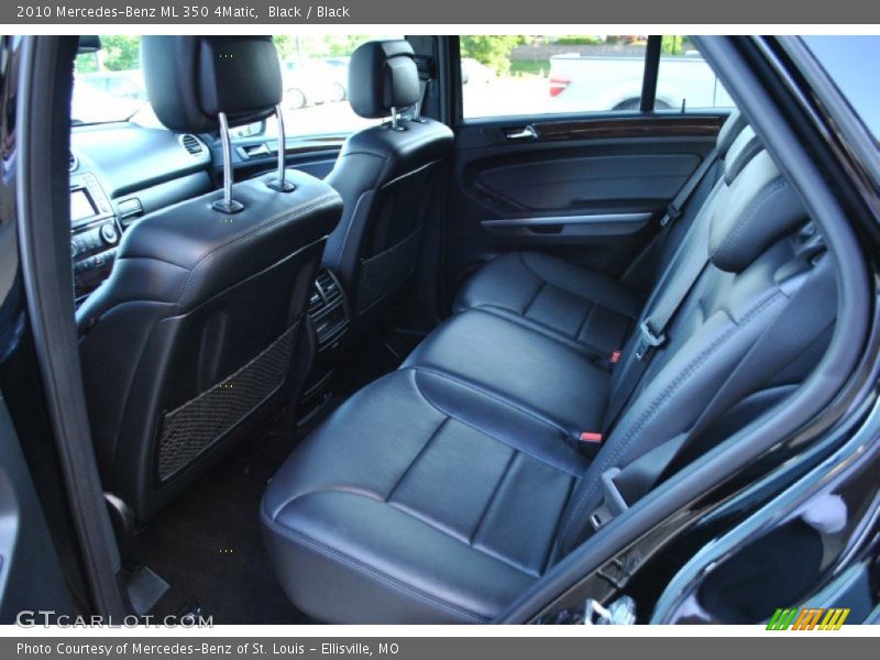 Rear Seat of 2010 ML 350 4Matic