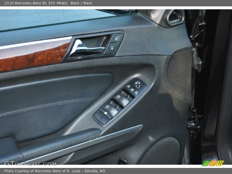 Black / Black 2010 Mercedes-Benz ML 350 4Matic