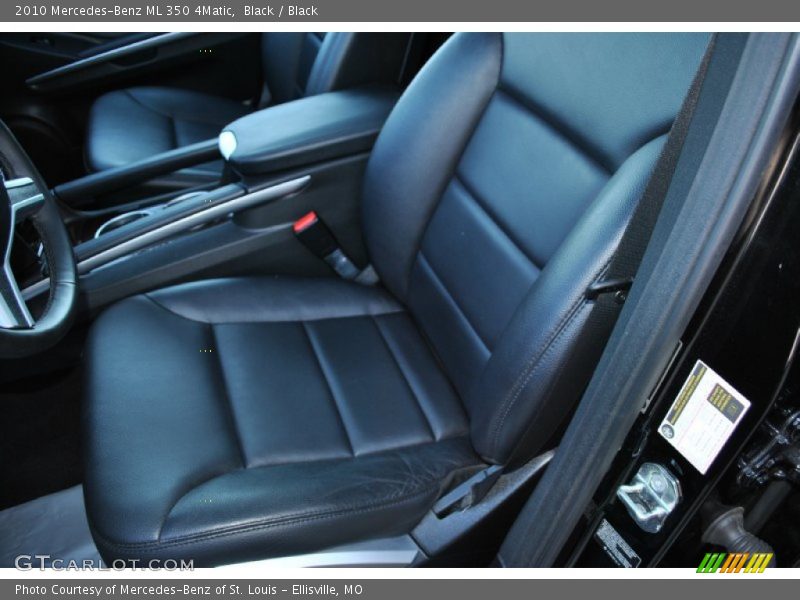 Black / Black 2010 Mercedes-Benz ML 350 4Matic