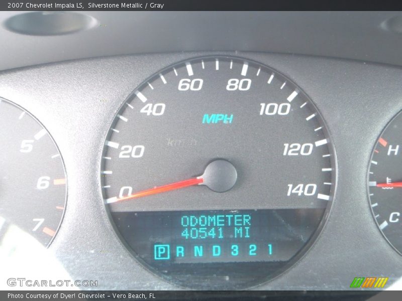 Silverstone Metallic / Gray 2007 Chevrolet Impala LS