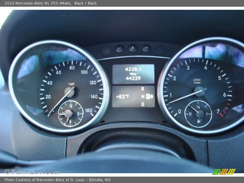  2010 ML 350 4Matic 350 4Matic Gauges