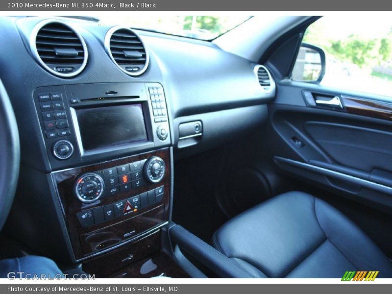 Black / Black 2010 Mercedes-Benz ML 350 4Matic