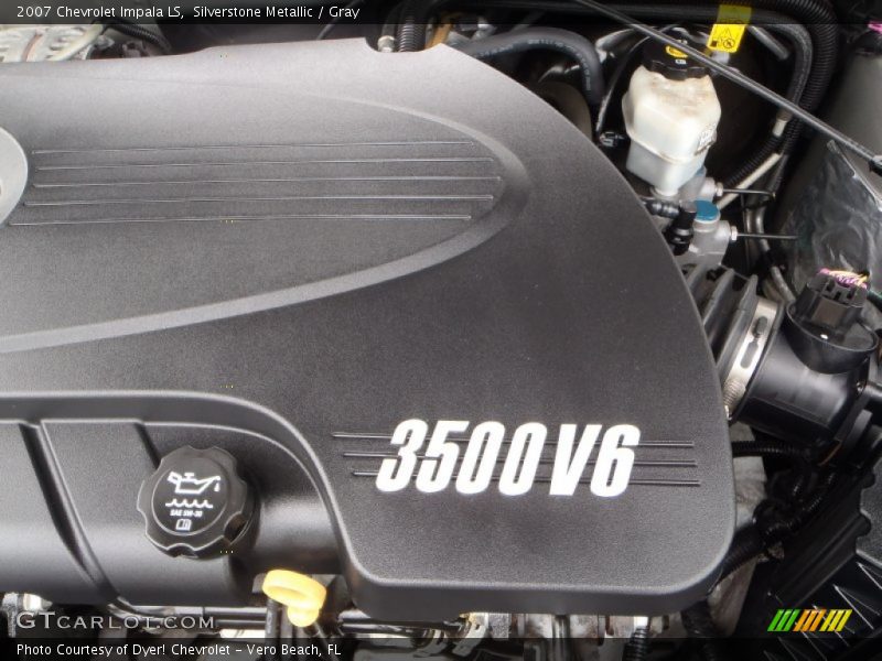 Silverstone Metallic / Gray 2007 Chevrolet Impala LS