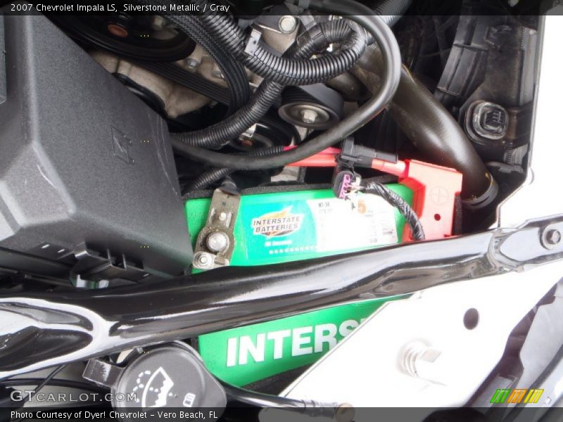 Silverstone Metallic / Gray 2007 Chevrolet Impala LS