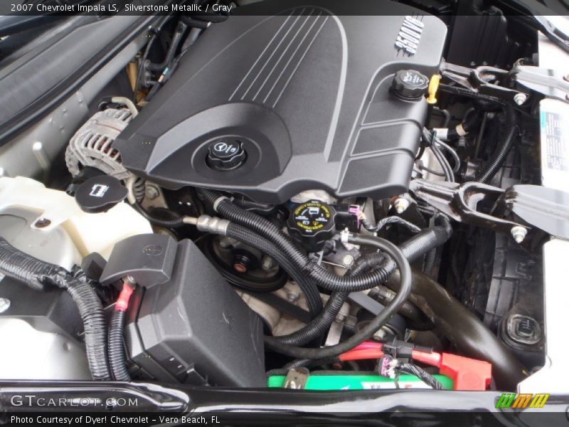 Silverstone Metallic / Gray 2007 Chevrolet Impala LS