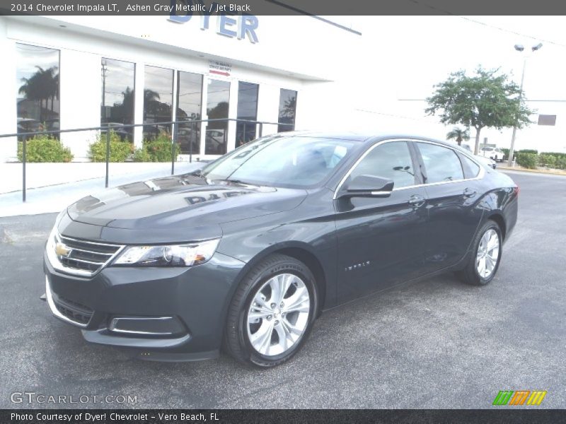 Ashen Gray Metallic / Jet Black 2014 Chevrolet Impala LT