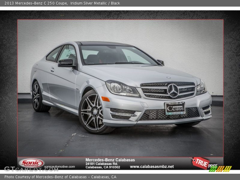 Iridium Silver Metallic / Black 2013 Mercedes-Benz C 250 Coupe