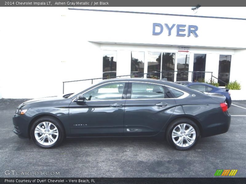 Ashen Gray Metallic / Jet Black 2014 Chevrolet Impala LT