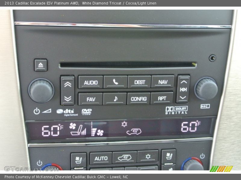 Controls of 2013 Escalade ESV Platinum AWD