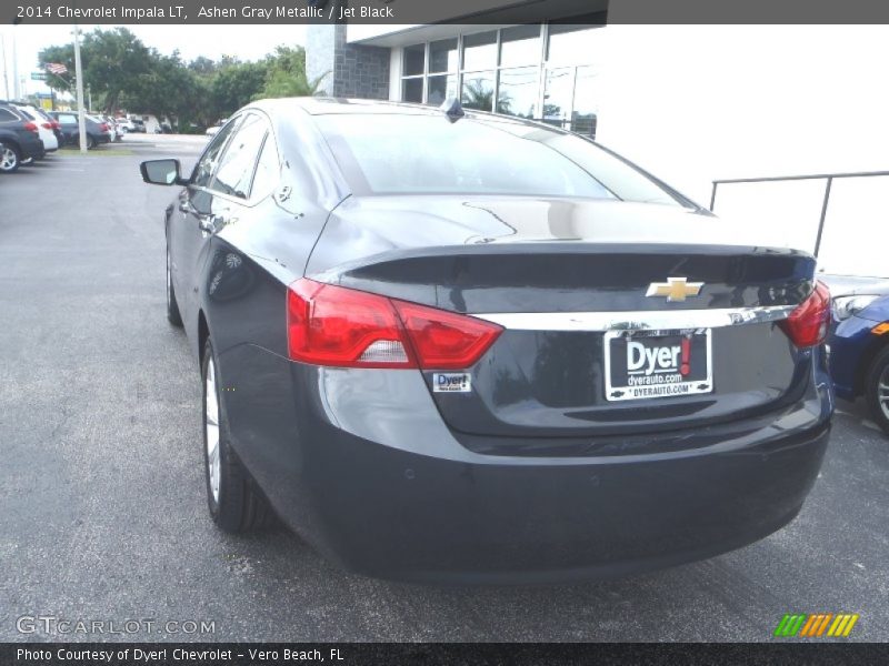 Ashen Gray Metallic / Jet Black 2014 Chevrolet Impala LT